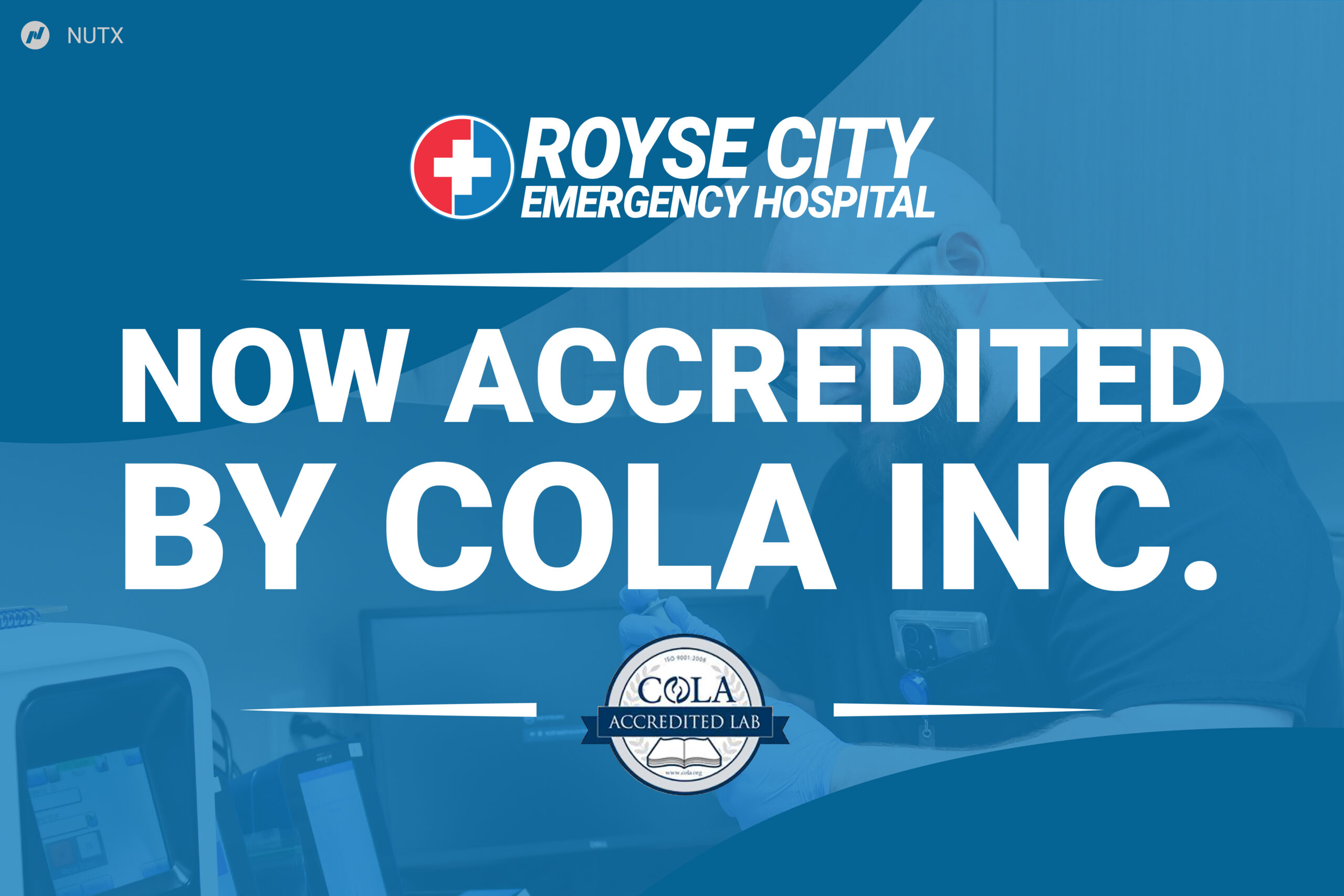 Royse City Emergency Hospital COLA Inc. accredited.