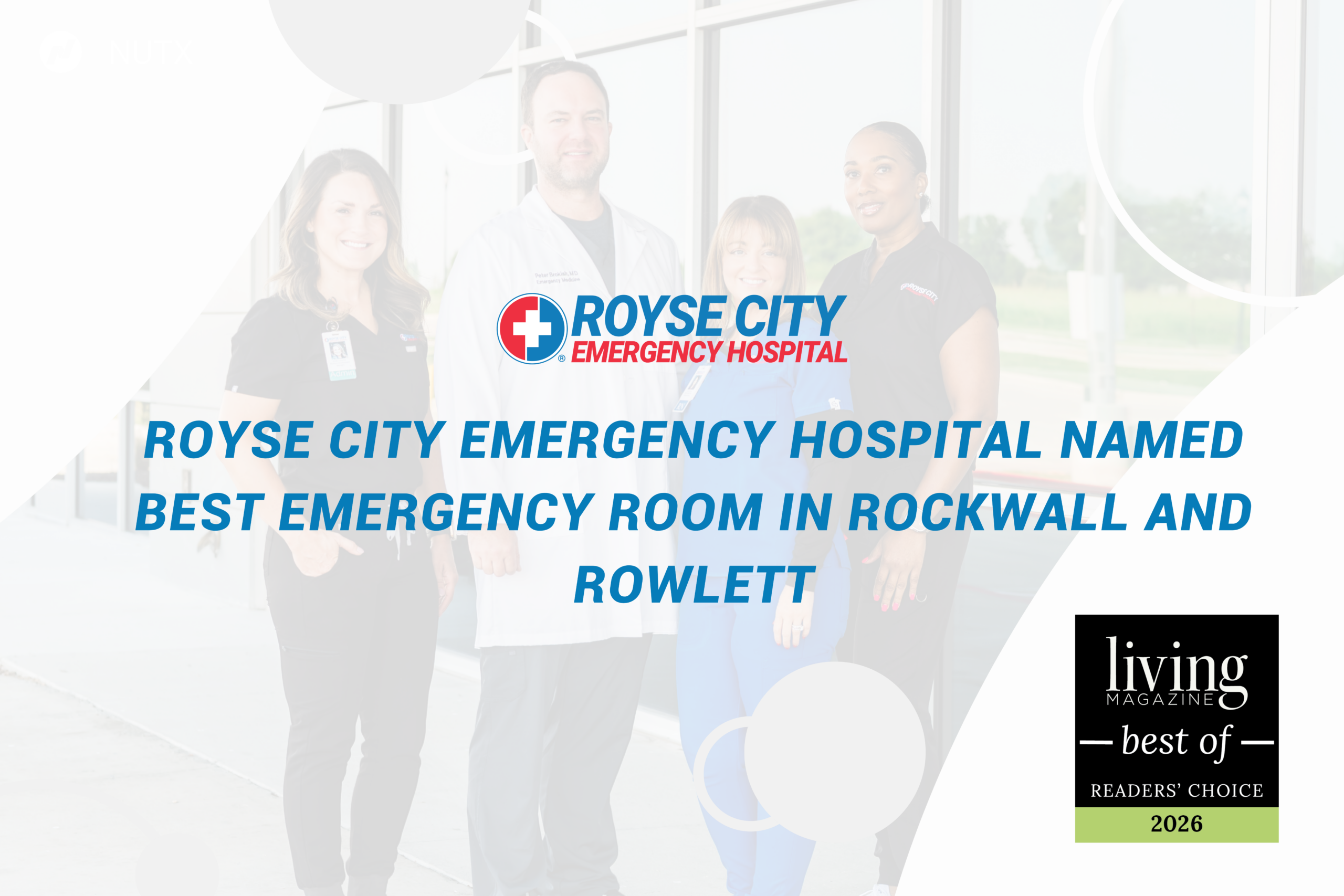 Royse City Emergency Hospital Named Best Emergency Room in Rockwall and Rowlett